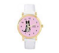 Toff London Orologio Border Collie bianco nero