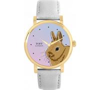 Toff London Orologio Brown Netherland Dwarf Rabbit Head