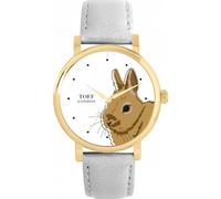 Toff London Orologio Brown Netherland Dwarf Rabbit Head