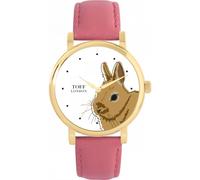 Toff London Orologio Brown Netherland Dwarf Rabbit Head