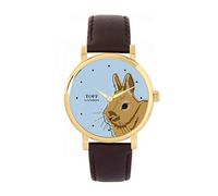 Toff London Orologio Brown Netherland Dwarf Rabbit Head