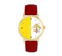 Toff London Orologio con bandiera della Città del Vaticano