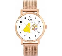 Toff London Orologio con bandiera della Città del Vaticano