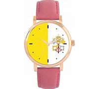 Toff London Orologio con bandiera della Città del Vaticano