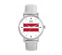 Toff London Orologio con bandiera della Lettonia
