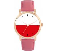 Toff London Orologio con bandiera della Polonia