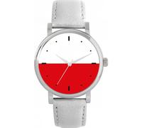 Toff London Orologio con bandiera della Polonia