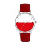 Toff London Orologio con bandiera della Polonia