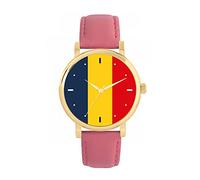 Toff London Orologio con bandiera della Romania