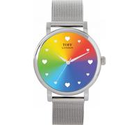 Toff London Orologio con manganelli cuore Pride Ombre