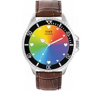 Toff London Orologio con manganelli cuore Pride Ombre