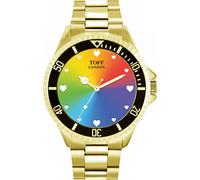 Toff London Orologio con manganelli cuore Pride Ombre