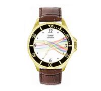 Toff London Orologio con numeri arabi Pride Ribbon