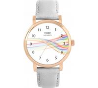 Toff London Orologio con numeri arabi Pride Ribbon