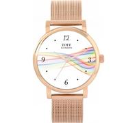 Toff London Orologio con numeri arabi Pride Ribbon