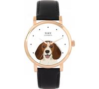 Toff London Orologio da cane testa di beagle