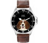 Toff London Orologio da cane testa di beagle