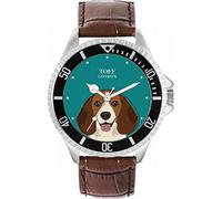 Toff London Orologio da cane testa di beagle