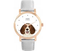Toff London Orologio da cane testa di beagle