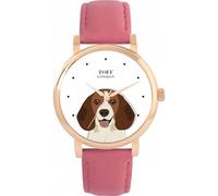 Toff London Orologio da cane testa di beagle