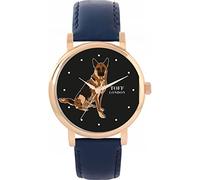 Toff London Orologio da pastore tedesco marrone