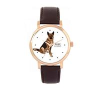 Toff London Orologio da pastore tedesco marrone