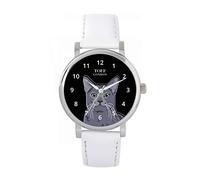Toff London Orologio gatto russo con testa blu