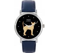 Toff London Orologio gatto tedesco Rex marrone