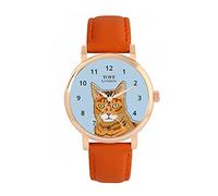 Toff London Orologio Ginger Bengal Head Cat