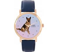 Toff London Orologio pastore tedesco marrone