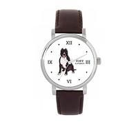 Toff London Orologio per cani Brown Staffordshire Bull Terrier