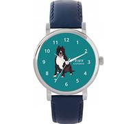 Toff London Orologio per cani Brown Staffordshire Bull Terrier