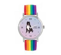 Toff London Orologio per cani Brown Staffordshire Bull Terrier