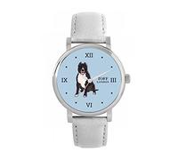 Toff London Orologio per cani Brown Staffordshire Bull Terrier