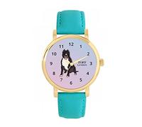 Toff London Orologio per cani Brown Staffordshire Bull Terrier