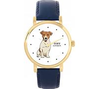 Toff London Orologio per cani Jack Russell Terrier beige