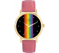 Toff London Orologio Pride Linear a pois neri
