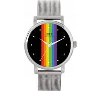 Toff London Orologio Pride Linear a pois neri