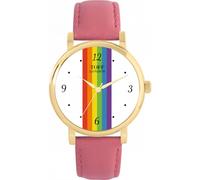 Toff London Orologio Pride Linear con numeri arabi bianchi