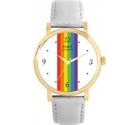 Toff London Orologio Pride Linear con numeri arabi bianchi