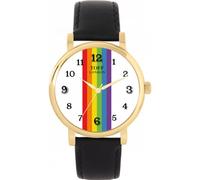 Toff London Orologio Pride Linear con numeri arabi bianchi