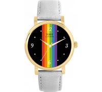 Toff London Orologio Pride Linear con numeri arabi neri