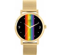 Toff London Orologio Pride Linear con numeri arabi neri