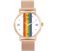 Toff London Orologio Pride Linear con numeri romani bianchi
