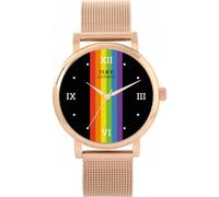 Toff London Orologio Pride Linear con numeri romani neri