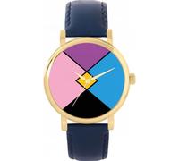 Toff London Orologio Pride Pocket Flag Orologio da donna 38mm Cassa 3atm Resistente all'acqua Movimento al quarzo progettato su misura Lusso Alla moda