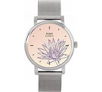 Toff London Orologio Purple Water Lilies