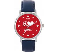 Toff London Orologio rosso Ti amo
