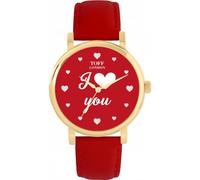 Toff London Orologio rosso Ti amo