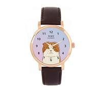 Toff London Orologio Scottish Fold Head Cat